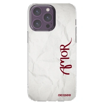 Picasee átlátszó szilikon tok az alábbi mobiltelefonokra Apple iPhone 14 Pro Max - Amor