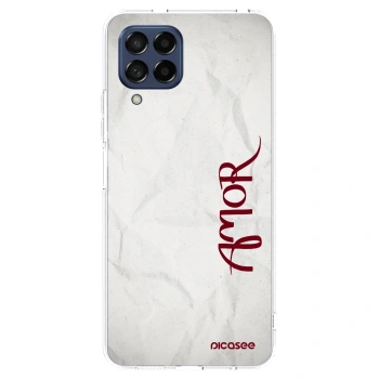 Picasee átlátszó szilikon tok az alábbi mobiltelefonokra Samsung Galaxy M53 5G - Amor