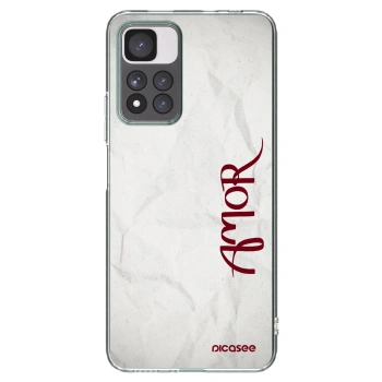 Picasee átlátszó szilikon tok az alábbi mobiltelefonokra Xiaomi Redmi Note 11 Pro+ 5G - Amor