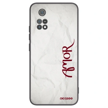 Picasee fekete szilikon tok az alábbi mobiltelefonokra Xiaomi Poco M4 Pro - Amor