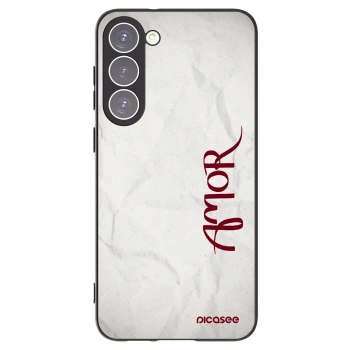 Picasee fekete szilikon tok az alábbi mobiltelefonokra Samsung Galaxy S23+ 5G - Amor