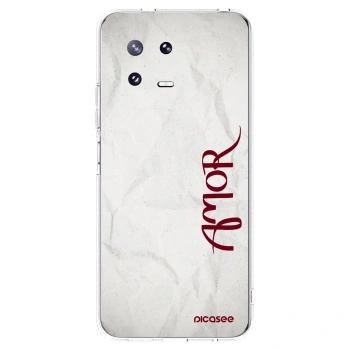 Picasee átlátszó szilikon tok az alábbi mobiltelefonokra Xiaomi 13 Pro - Amor
