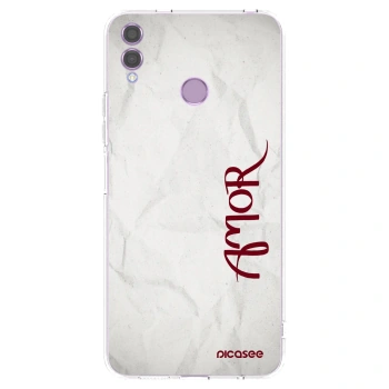 Picasee átlátszó szilikon tok az alábbi mobiltelefonokra Honor 8X - Amor