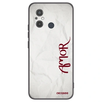 Picasee fekete szilikon tok az alábbi mobiltelefonokra Xiaomi Redmi 12C - Amor