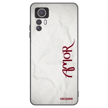 Picasee fekete szilikon tok az alábbi mobiltelefonokra Xiaomi Redmi Note 12S - Amor