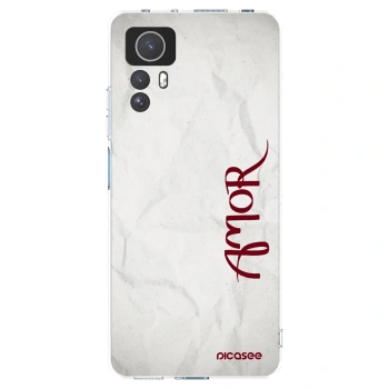 Picasee átlátszó szilikon tok az alábbi mobiltelefonokra Xiaomi Redmi Note 12S - Amor