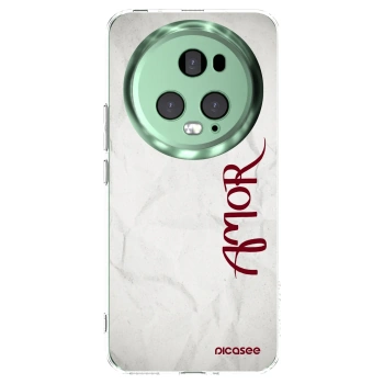 Picasee átlátszó szilikon tok az alábbi mobiltelefonokra Honor Magic5 Pro - Amor