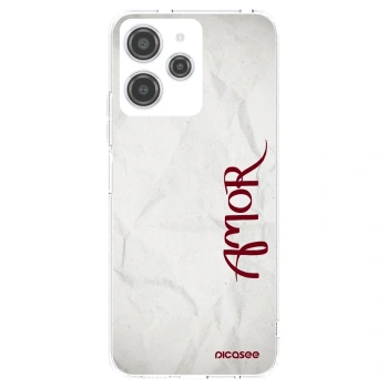 Picasee átlátszó szilikon tok az alábbi mobiltelefonokra Xiaomi Redmi 12 4G - Amor