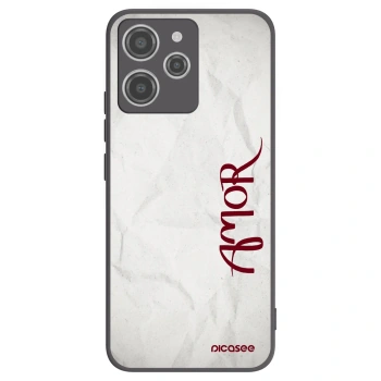 Picasee fekete szilikon tok az alábbi mobiltelefonokra Xiaomi Redmi 12 4G - Amor
