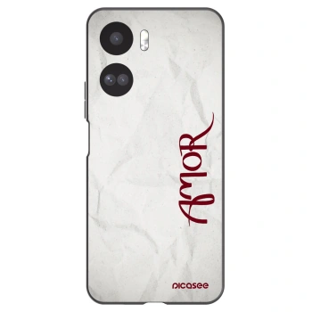 Picasee fekete szilikon tok az alábbi mobiltelefonokra Honor 90 Lite 5G - Amor