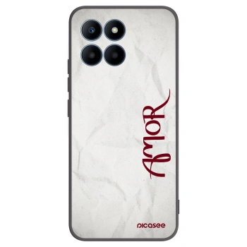 Picasee fekete szilikon tok az alábbi mobiltelefonokra Honor 70 Lite - Amor