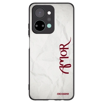Picasee fekete szilikon tok az alábbi mobiltelefonokra Honor X7a - Amor