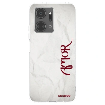 Picasee átlátszó szilikon tok az alábbi mobiltelefonokra Honor X7a - Amor