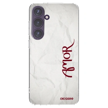 Picasee átlátszó szilikon tok az alábbi mobiltelefonokra Samsung Galaxy S24+ S926B 5G - Amor