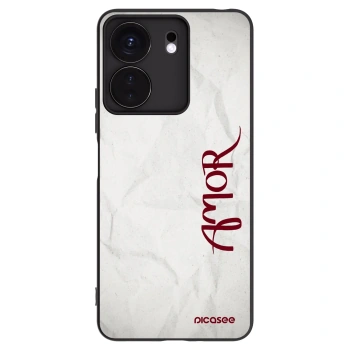 Picasee fekete szilikon tok az alábbi mobiltelefonokra Xiaomi Redmi 13C 4G - Amor