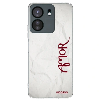 Picasee átlátszó szilikon tok az alábbi mobiltelefonokra Xiaomi Redmi 13C 4G - Amor