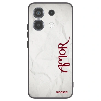 Picasee fekete szilikon tok az alábbi mobiltelefonokra Xiaomi Poco X6 - Amor