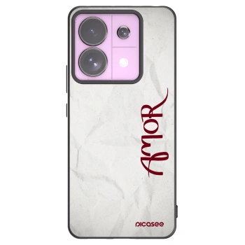 Picasee fekete szilikon tok az alábbi mobiltelefonokra Xiaomi Redmi Note 13 Pro 5G - Amor