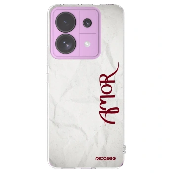 Picasee átlátszó szilikon tok az alábbi mobiltelefonokra Xiaomi Redmi Note 13 Pro 5G - Amor