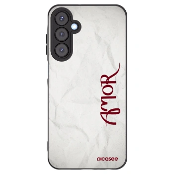 Picasee fekete szilikon tok az alábbi mobiltelefonokra Samsung Galaxy A25 A256B 5G - Amor