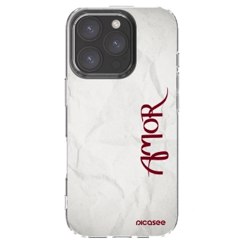 Picasee átlátszó szilikon tok az alábbi mobiltelefonokra Apple iPhone 16 Pro - Amor
