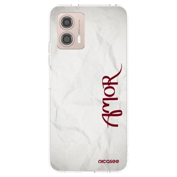 Picasee átlátszó szilikon tok az alábbi mobiltelefonokra Motorola Moto G53 5G - Amor