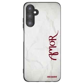 Picasee fekete szilikon tok az alábbi mobiltelefonokra Samsung Galaxy A05s A057G - Amor