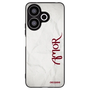 Picasee fekete szilikon tok az alábbi mobiltelefonokra Xiaomi Redmi 13 4G - Amor