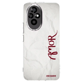 Picasee átlátszó szilikon tok az alábbi mobiltelefonokra Honor 200 5G - Amor