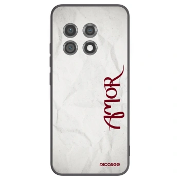 Picasee fekete szilikon tok az alábbi mobiltelefonokra OnePlus 11 5G - Amor