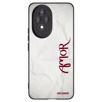 Picasee fekete szilikon tok az alábbi mobiltelefonokra Honor 200 Pro 5G - Amor