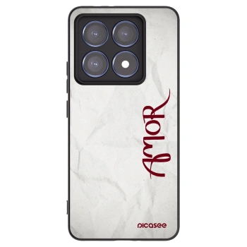 Picasee fekete szilikon tok az alábbi mobiltelefonokra Xiaomi 14T Pro - Amor