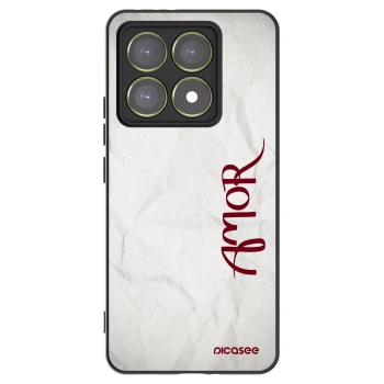 Picasee fekete szilikon tok az alábbi mobiltelefonokra Xiaomi 14T - Amor