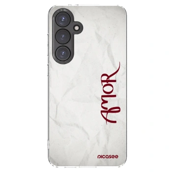 Picasee átlátszó szilikon tok az alábbi mobiltelefonokra Samsung Galaxy S24 FE S721B - Amor