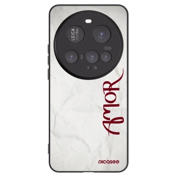 Picasee fekete szilikon tok az alábbi mobiltelefonokra Xiaomi 15 Ultra - Amor