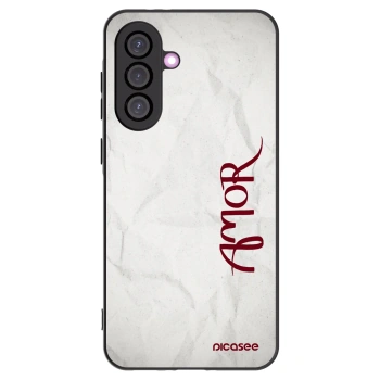 Picasee fekete szilikon tok az alábbi mobiltelefonokra Samsung Galaxy A56 5G A566B - Amor