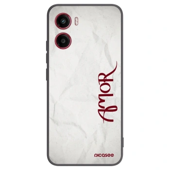 Picasee fekete szilikon tok az alábbi mobiltelefonokra Motorola Moto G05 - Amor