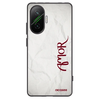 Picasee fekete szilikon tok az alábbi mobiltelefonokra Xiaomi Poco F7 Pro 5G - Amor