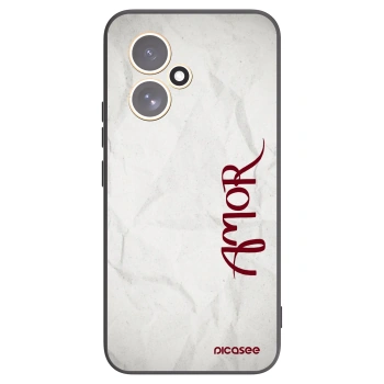 Picasee fekete szilikon tok az alábbi mobiltelefonokra Honor 400 5G - Amor