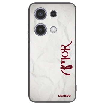 Picasee fekete szilikon tok az alábbi mobiltelefonokra Xiaomi Redmi Note 14S - Amor