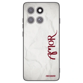 Picasee fekete szilikon tok az alábbi mobiltelefonokra Motorola Edge 60 Pro - Amor