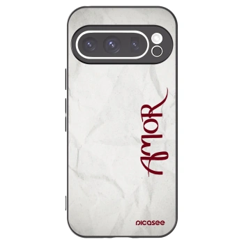Picasee fekete szilikon tok az alábbi mobiltelefonokra Google Pixel 9 Pro XL - Amor