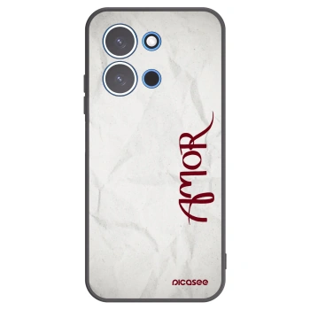Picasee fekete szilikon tok az alábbi mobiltelefonokra Xiaomi Redmi 15C 4G - Amor