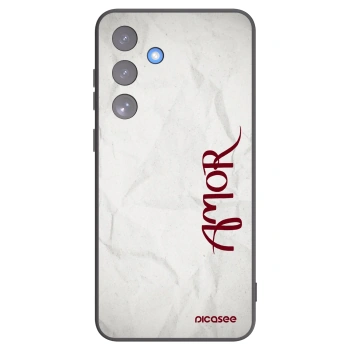 Picasee fekete szilikon tok az alábbi mobiltelefonokra Samsung Galaxy S25 FE 5G - Amor