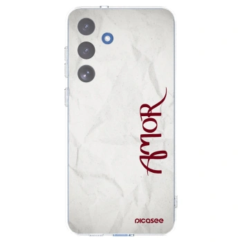 Picasee átlátszó szilikon tok az alábbi mobiltelefonokra Samsung Galaxy S25 FE 5G - Amor