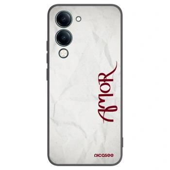 Picasee fekete szilikon tok az alábbi mobiltelefonokra Vivo Y29s 5G - Amor