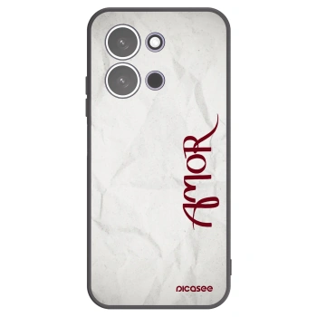 Picasee fekete szilikon tok az alábbi mobiltelefonokra Xiaomi Redmi 15C 5G - Amor