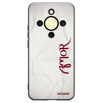 Picasee fekete szilikon tok az alábbi mobiltelefonokra Honor Magic8 Lite 5G - Amor