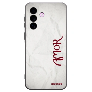 Picasee fekete szilikon tok az alábbi mobiltelefonokra Samsung Galaxy A57 5G - Amor