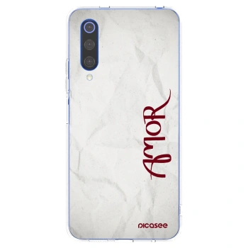 Picasee átlátszó szilikon tok az alábbi mobiltelefonokra Xiaomi Mi 9 SE - Amor